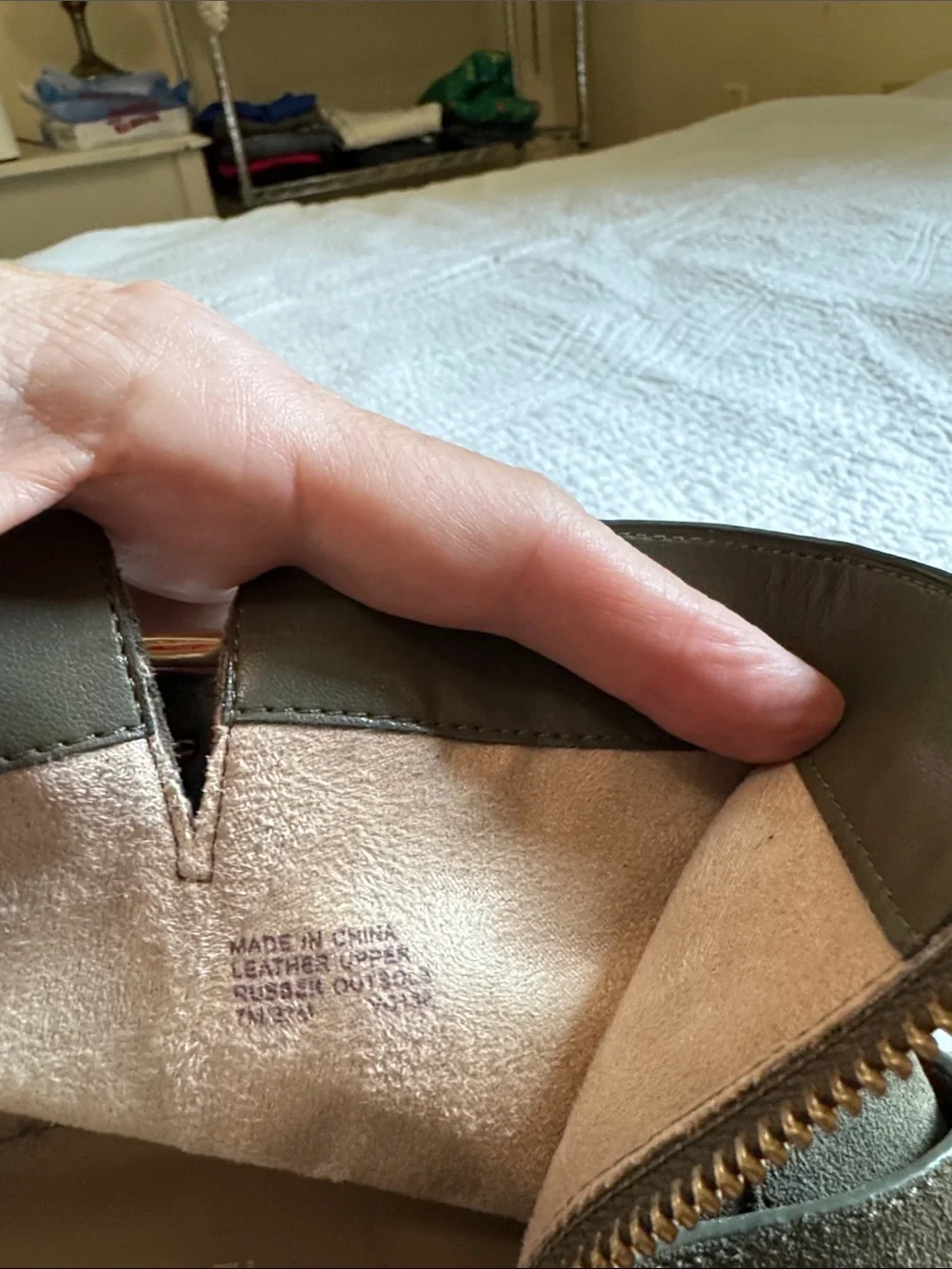 MICHAEL Michael Kors olive suede